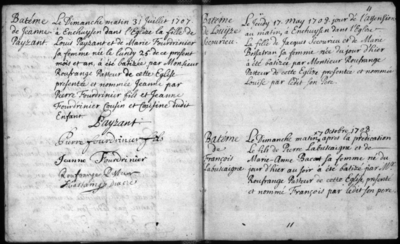 DTB Enkhuizen 25. Waals-gereformeerde doop- en trouwinschrijvingen, 1691-1711./11/