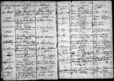 DTB Zwaag 5. Katholieke doop- en trouwinschrijvingen, 1708-1811./120/