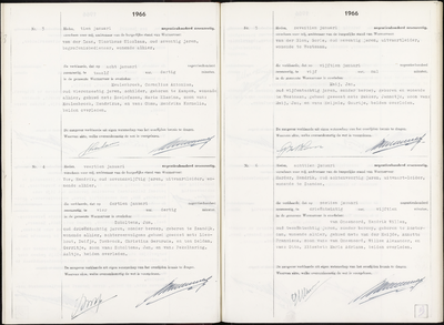 Register van overlijdensakten, Burgerlijke Stand Wormerveer, 1964 jan 6 - 1973 dec 29//