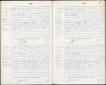 Register van overlijdensakten, Burgerlijke Stand Zaandam, 1965 jan 4 - 1965 dec  31//
