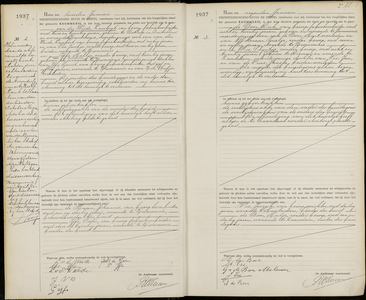 Register van huwelijksakten en echtscheidingsakten, Burgerlijke Stand Krommenie, 1937 jan 2 - 194...//