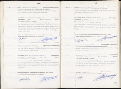 Register van overlijdensakten, Burgerlijke Stand Wormerveer, 1964 jan 6 - 1973 dec 29//