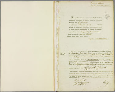 Index op het geboorteregister van de gemeente Ridderkerk, 1873-1874//