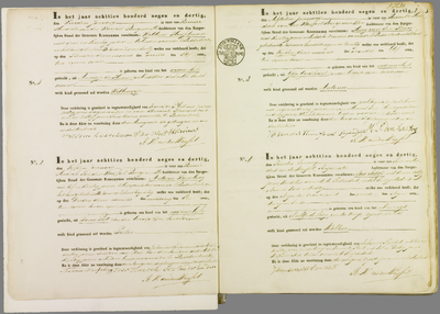 Index op het geboorteregister van de gemeente Ridderkerk, 1839-1841//