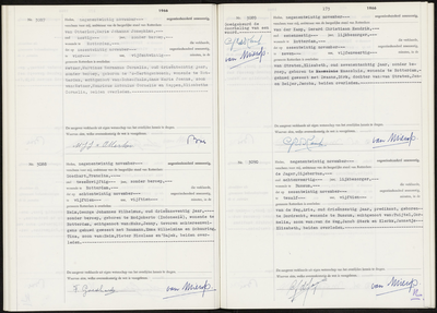 Nadere toegang op het overlijdensregister van de gemeente Rotterdam, 1966/B4-172v/