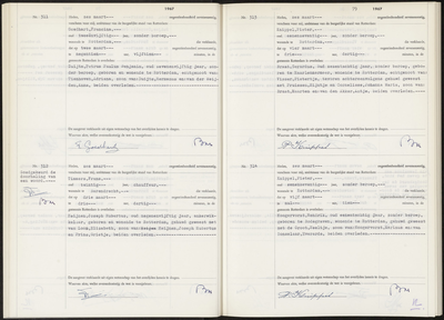 Nadere toegang op het overlijdensregister van de gemeente Rotterdam, 1967/C1-079/
