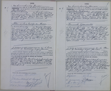 Index op het huwelijksregister van de gemeente Ridderkerk, 1932-1934//