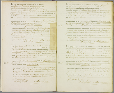 Index op het geboorteregister van de gemeente Ridderkerk, 1854-1856//