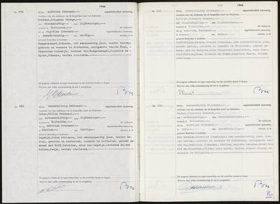 Nadere toegang op het overlijdensregister van de gemeente Rotterdam, 1966/B1-120v/