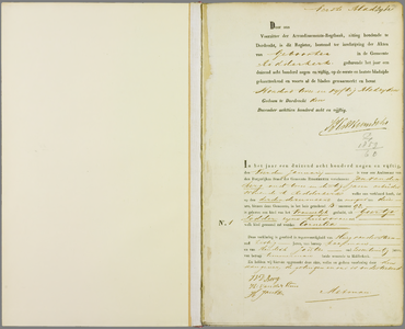 Index op het geboorteregister van de gemeente Ridderkerk, 1859-1860//