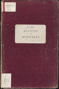 Huwelijksakten van de gemeente Loosdrecht, 1878//