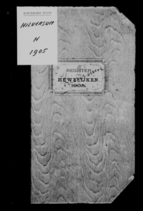Huwelijksakten van de gemeente Hilversum, 1905//