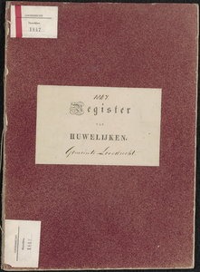 Huwelijksakten van de gemeente Loosdrecht, 1847//