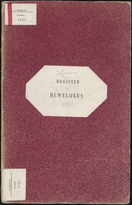 Huwelijksakten van de gemeente Loosdrecht, 1863//