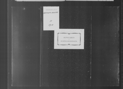Huwelijksakten van de gemeente Nieuwer-Amstel, 1910//