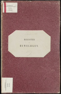 Huwelijksakten van de gemeente Loosdrecht, 1859//