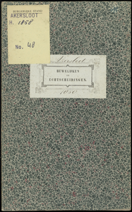 Huwelijksakten van de gemeente Akersloot, 1858//