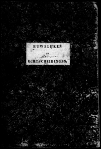 Huwelijksakten van de gemeente Alkmaar, 1841//