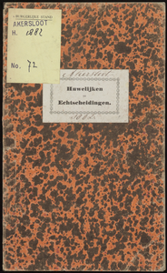 Huwelijksakten van de gemeente Akersloot, 1882//