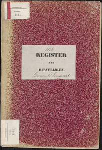 Huwelijksakten van de gemeente Loosdrecht, 1834//