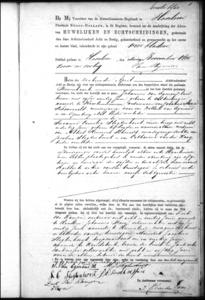 Huwelijksakten van de gemeente Bennebroek, 1868//