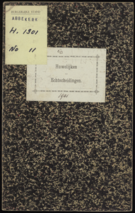 Huwelijksakten van de gemeente Abbekerk, 1901//