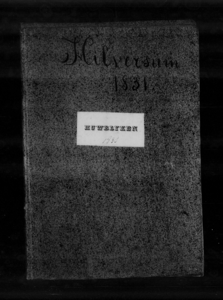 Huwelijksakten van de gemeente Hilversum, 1831//