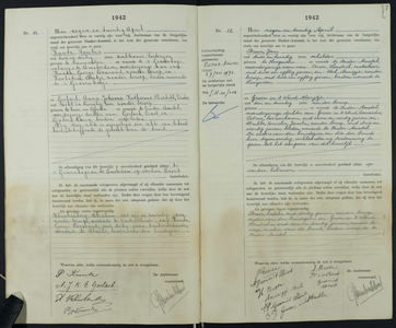 Huwelijksakten van de gemeente Ouder-Amstel, 1942//