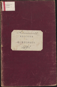 Huwelijksakten van de gemeente Loosdrecht, 1892//