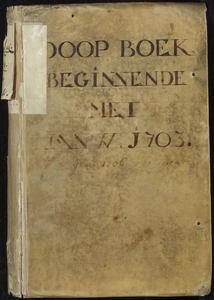 Doopboek van de Nederlands Hervormde gemeente te Haarlem, 1703-1706//