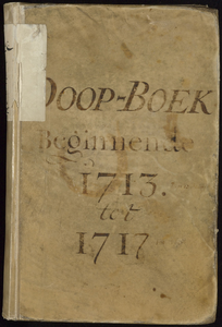 Doopboek van de Nederlands Hervormde gemeente te Haarlem, 1713-1717//