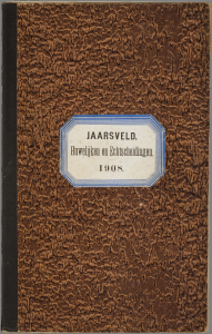 Jaarsveld 1908//