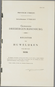 Driebergen-Rijsenburg 1939//