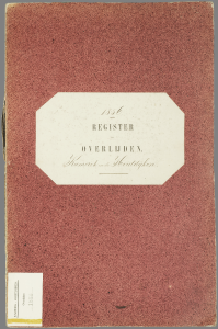 Kamerik Houtdijken 1856//