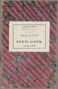 Veldhuizen 1916//