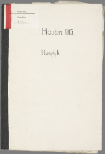 Houten 1815//