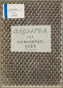 Westbroek 1823//