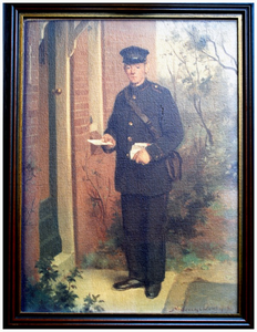 Postbode : Adrianus Geven ( * 08-05-1894 + 11-12-1967) de postbode bij voor het toenmalige huis van schilder Groenewegen