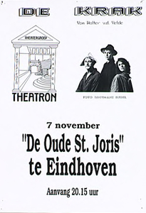 Toneelvoorstelling door theatergroep Theatron in café De Oude St. Joris