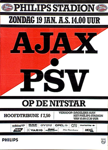 Competitiewedstrijd Ajax - PSV op de nitstar