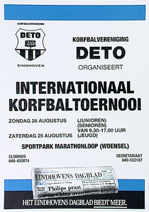 Internationaal Korfbal Toernooi op Sportpark Marathonloop (Woensel)