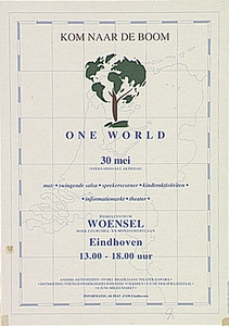 Internationale aktiedag in het Winkelcentrum Woensel
