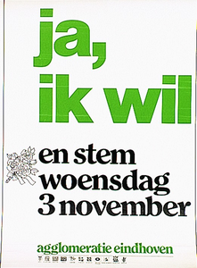 Affiche verkiezingen Agglomeratie Eindhoven