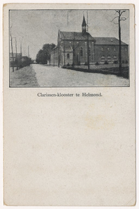 Molenstraat 74, gezien in de richting van het centrum. Clarissenklooster, in 1906 gebouwd volgens een ontwerp van architect J.W. van de Putten