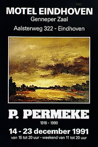Verkooptentoonstelling P.Permeke in de Genneper Zaal van Motel Eindhoven