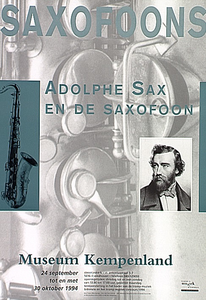 Tentoonstelling Saxofoons in Museum Kempenland in het kader van het Trompconcours