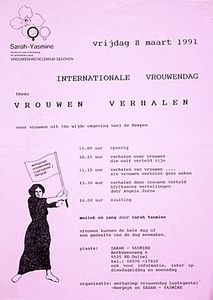 Internationale vrouwendag in Sarah - Yasmine georganiseerd door werkgroep vrouwendag Luyksgestel/Bergeijk en Sarah - Yasmine