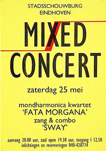 Mixed concert door Fata Morgana in de Stadsschouwburg Eindhoven