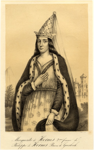 Margaretha van Horne tweede vrouw van Philips van Horne, baron van Gaasbeek