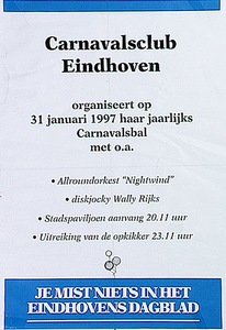 Carnavalszitting door Carnavalsclub Eindhoven